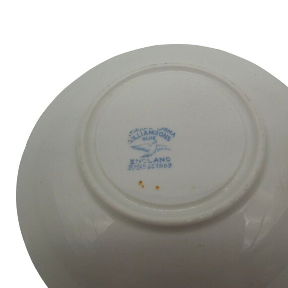 HEATHCOTE Williamsons Blue Bird Cup and Saucer Set 1930s England Vintage - Picture 10 of 12